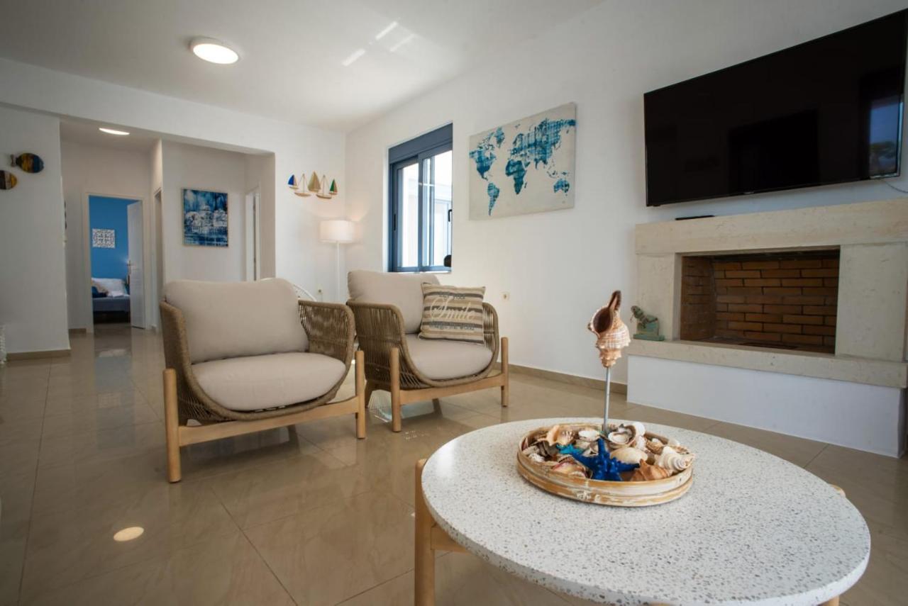 Villa Salomon By Apokoronas-Villas بلاكا المظهر الخارجي الصورة